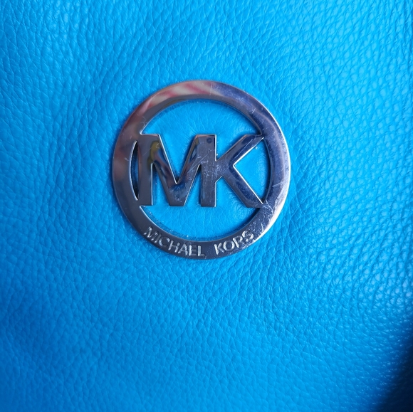Michael Kors fulton chain summer blue shoulder bag - Picture 11 of 16
